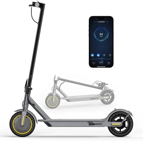 navic adult electric scooter folding e scooter with 350w500w750w powerful motor 851014 solid tires 221916mph 19 36 miles max range commuting scooters with dual brakes system app